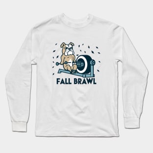 Fall Brawl Bulldog Gym retro Long Sleeve T-Shirt